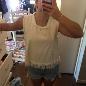 White Ann Taylor tank top